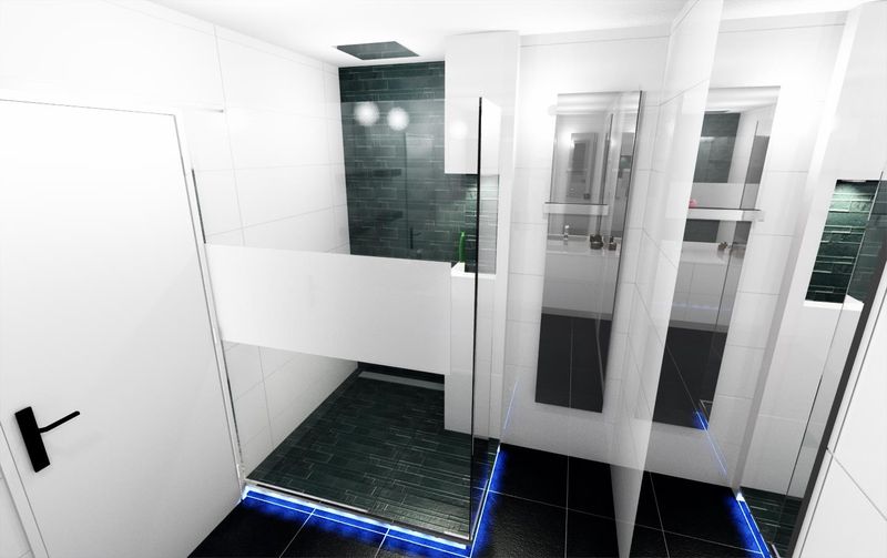 Projets de salle de bains en 3D