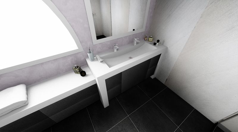 visuel 3D de salle de bain