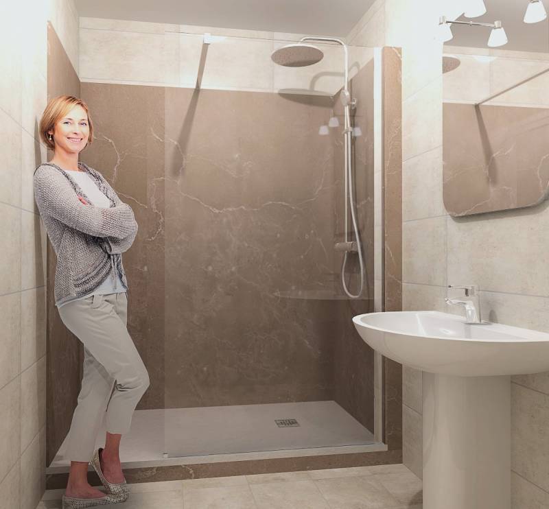 Remplacement de baignoire par une douche à Lyon